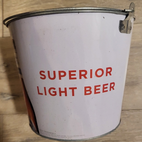 Michelob Ultra Metal Bucket with handle Pre Owned - Picture 4 of 6